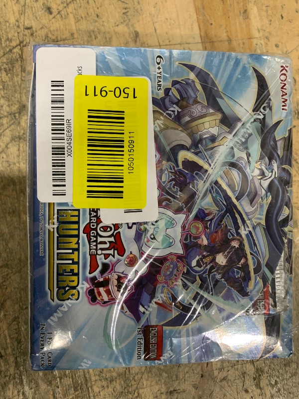 Photo 1 of **PACKAGING PREVIOUSLY OPENED/UNKNOWN DAMAGES/MISSING PIECES** Justice Hunters Booster Box [1st Edition]