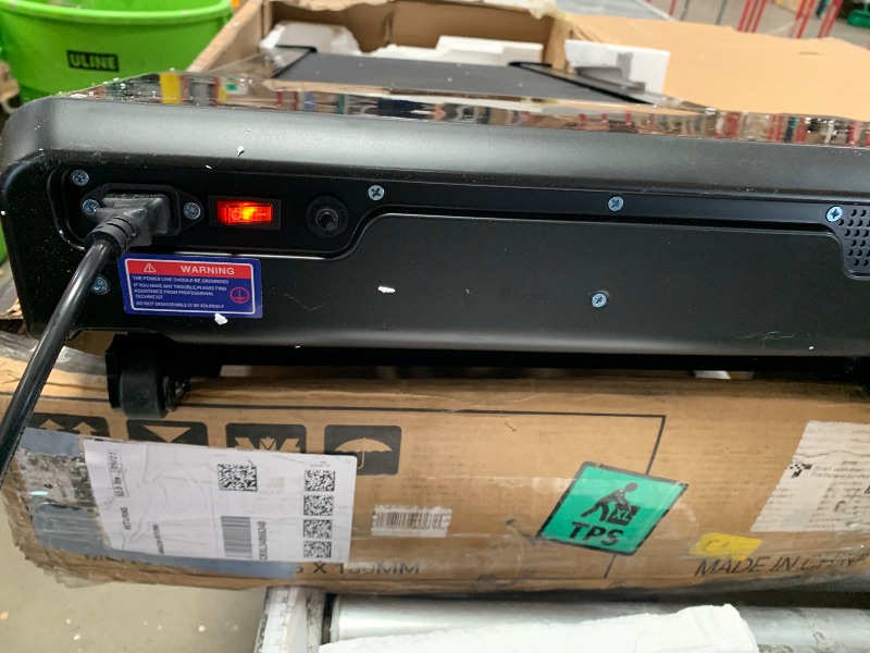 Photo 1 of *** PARTS ONLY *** Walking Pad Treadmill with 12% 9-Level Auto Incline, 450 lbs Capacity RGB LED Screen, Bluetooth Speaker Under Desk Treadmill, Compact Treadmills for Home Hiking, Black