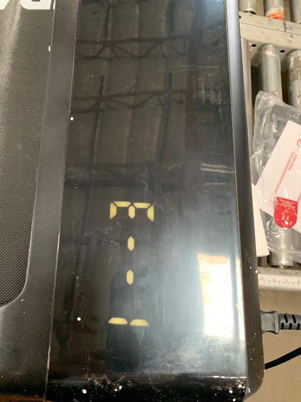 Photo 1 of *** PARTS ONLY *** Walking Pad Treadmill with 12% 9-Level Auto Incline, 450 lbs Capacity RGB LED Screen, Bluetooth Speaker Under Desk Treadmill, Compact Treadmills for Home Hiking, Black
