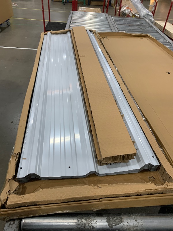 Photo 1 of *** only metal roof ***VEVOR Heavy Duty Metal Carport, 13' x 26' Outdoor Carport with Galvanized Steel Frame & Roof, Car Tent Garage Shade with Removable Sidewalls, Multi-Use Car Shelter for Pickup, Boat, Car & Tractors