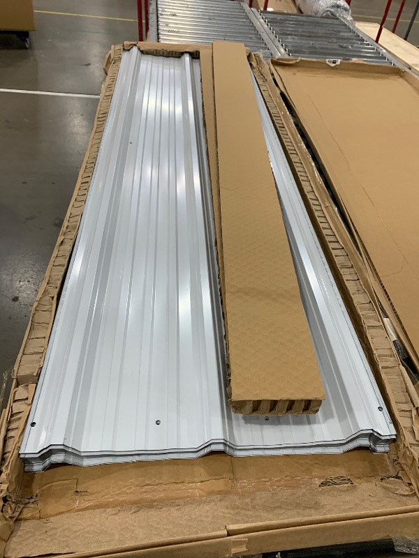 Photo 1 of *** only metal roof ***VEVOR Heavy Duty Metal Carport, 13' x 26' Outdoor Carport with Galvanized Steel Frame & Roof, Car Tent Garage Shade with Removable Sidewalls, Multi-Use Car Shelter for Pickup, Boat, Car & Tractors