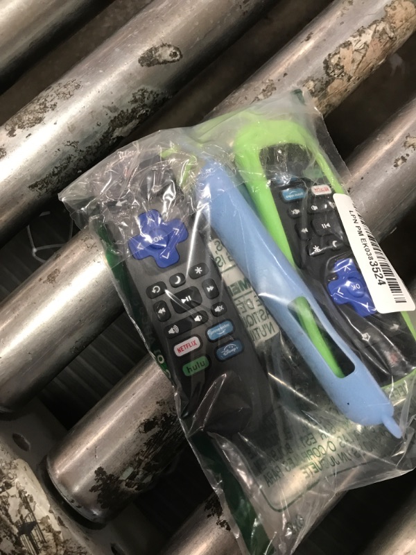 Photo 1 of (Pack of 2) Replacement Remote for Roku TV with Soft Protective Silicone Cover(Glow in The Dark), Universal Remote for TCL/Hisense/Onn/Sharp/Element/Philips Roku Smart TV