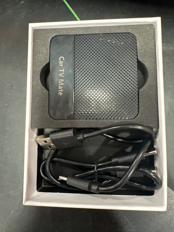 Photo 1 of *USED MISSING PIECES*2025 Car TV Mate Pro + Wireless CarPlay HDMI Multimedia Adapter for OEM Wired CarPlay Cars, Fire TV Stick Converter for Screen Throwers/Game Machine/Set-top Box, Plug & Play, Stable Fast No Latency