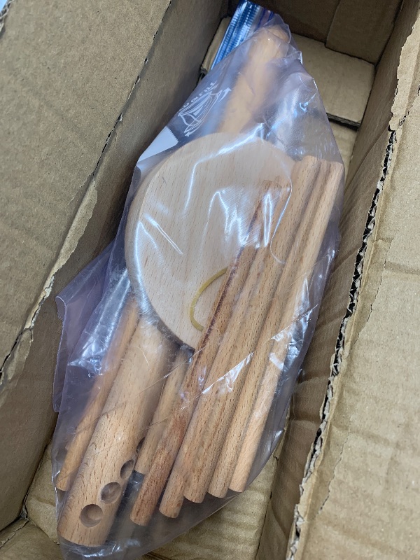 Photo 1 of (UNTESTED) Pasta Drying Rack, Large Wood Pasta Rack Collapsible for Fresh Pasta Noodle Spaghetti Dryer Hanger Stand