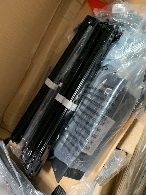 Photo 1 of DWVO L Shaped Desk with Drawers, 65" Computer Desk with Power Outlets & LED Lights, Corner Home Office Desk with Storage Shelves & Printer Stand, Black