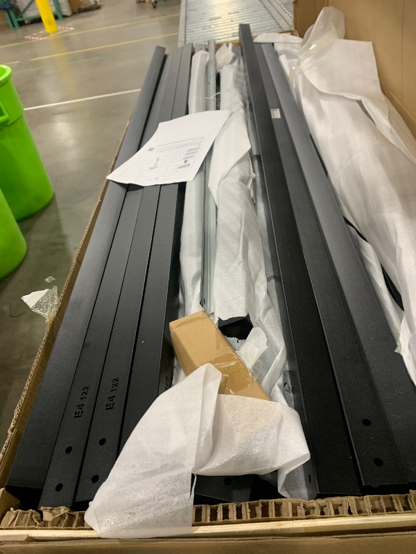 Photo 1 of *** PARTS ONLY - PARTIAL SET - BOX 1 OF 3 ONLY ***  12x20FT Metal Carport, Heavy Duty Carport Canopy with Reinforced Frame and Base for All-Weather, Outdoor Garage Car Port for Boats, Tractors, Pickup Trucks or Party, Dark Gray