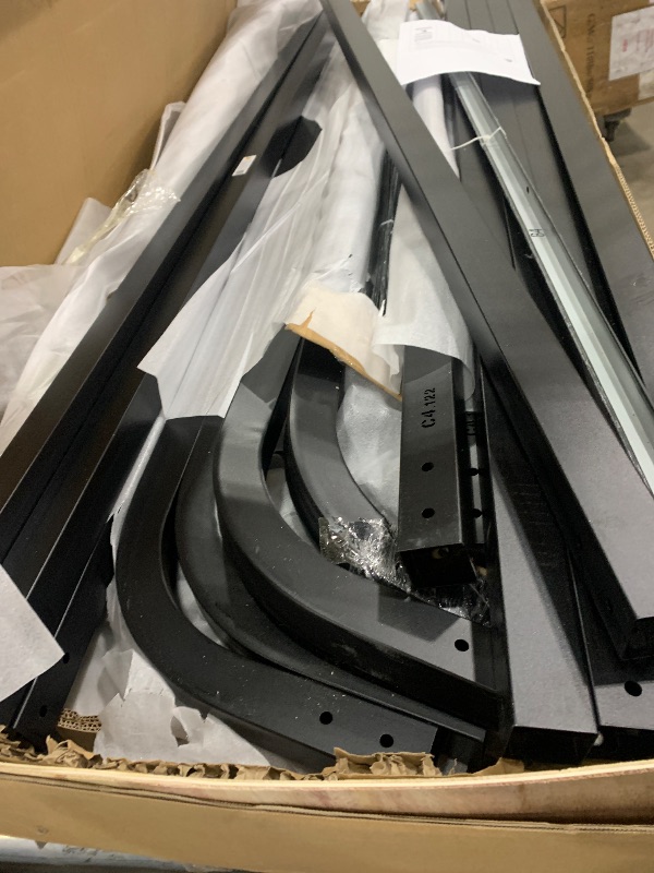 Photo 1 of *** PARTS ONLY - PARTIAL SET - BOX 1 OF 3 ONLY ***  12x20FT Metal Carport, Heavy Duty Carport Canopy with Reinforced Frame and Base for All-Weather, Outdoor Garage Car Port for Boats, Tractors, Pickup Trucks or Party, Dark Gray