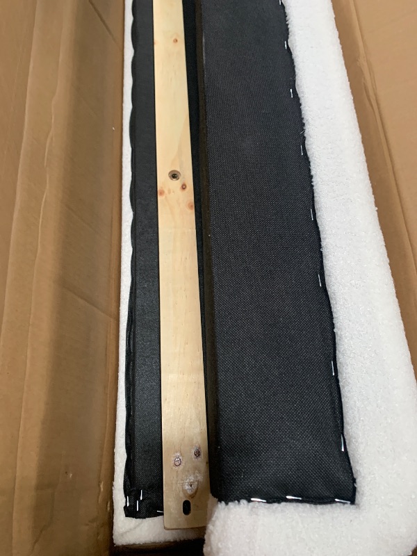 Photo 1 of **not complete set 1 of 2 ***Merax Boucle Upholstered Bed, King Bed Frame and Headboard, Platform Bedframe, No Box Spring Required, Easy Assembly, White