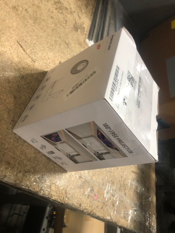Photo 1 of ?Electric Focus?Magcubic Mini Projector 4K Support, Portable Projector with WiFi 6 and Bluetooth 5.4, Smart Proyector, 5W Soundbase Speaker, 180° Rotation for Home Theater HY300 Ultra