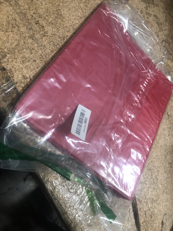 Photo 1 of ½ Inch 3 Ring Binder .5 inch Red Clear View Cover with 2 Inside Pockets, Colored School Supplies Office and Home Binders – by Enday