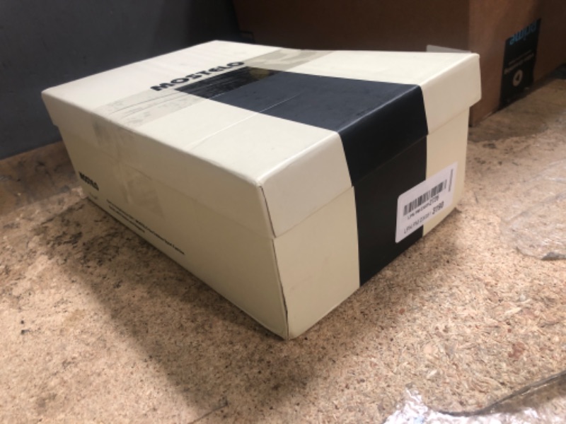 Photo 1 of ***SHOES LOOK LIKE IMAGE*** MOSTELO Mens Slip On Casual Loafers Classic Outdoor Leather Walking Hiking Shoes Comfortable for Work Office Dress Outdoor High Top Brown