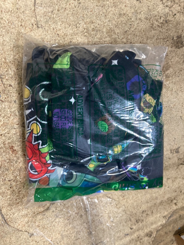 Photo 1 of ***(HEAVILY USED/ MINOR DAMAGE)***Boys Swimwear 3Pcs Sets Kids Music Game Tee Swimsuit with Swimming Cap for 5-12Y Adventure Child Clothes