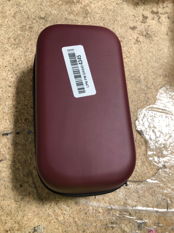 Photo 1 of Gosemai Insulin Cooler Travel Case TSA Approved Medication Diabetic Cooler for Travel with Temperature Display Refrigerated Medicine Organizer Bag with 2 Ice Pack (Wine Red)