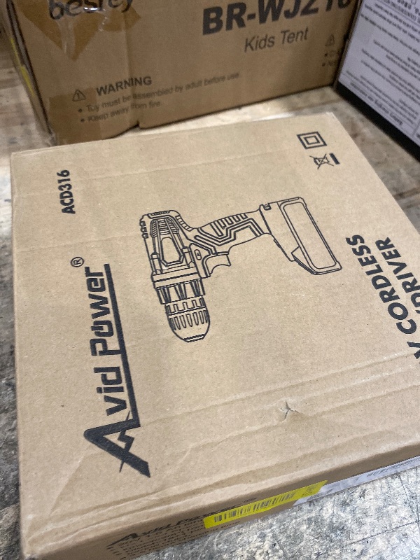 Photo 1 of AVID POWER 20V MAX Lithium lon Cordless Drill Set, Power Drill Kit with Battery and Charger, 3/8-Inch Keyless Chuck, Variable Speed, 16 Position and 22pcs Drill Bits (Red)