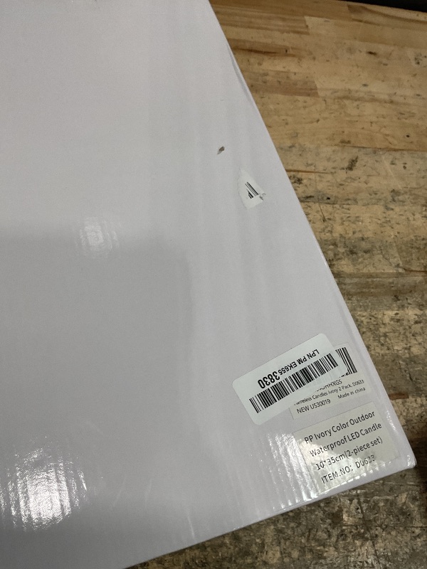 Photo 1 of 14" x 4" Large Outdoor Candles, Waterproof Flickering LED Flameless Candles with Timer, Battery Operated Candles with Remote Control Realistic Fake Pillar for Patio Porch Lanterns, Ivory 2 Pack