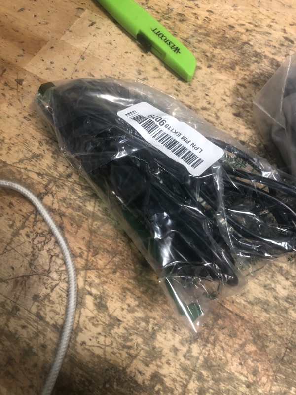 Photo 1 of 13ft Smart Outdoor String Lights Extension Cord?4m Power Cable with 3-Pin Plug?Compatible with Go-ve Lights (13FT)