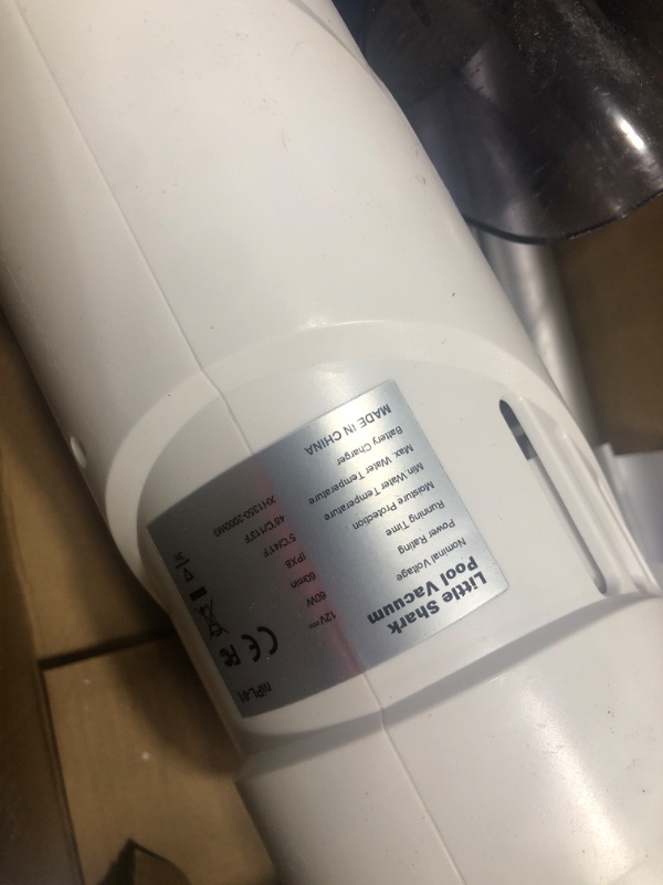 Photo 1 of ****************MISSING CHARGER****************
Little Shark Pool Vacuum for Above Ground Pool, Hot Tub Vacuum with a 60w Motor,18 Gal/Min Powerful Suction, Compact & Light Pool Vacuum with 5000mAh Battery, 1h Running Time