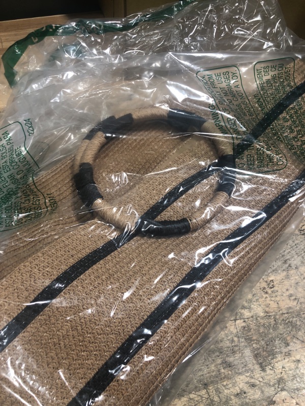 Photo 1 of Beach Bags for Women Straw Tote Bag Summer Beach Bag Woven Tote Handbags Large Straw Bag for Vacation Holiday (Brown)
