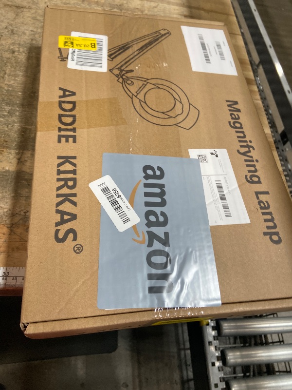 Photo 1 of 10X LED Magnifying Lamp with Clamp, KIRKAS 2,200 Lumens Dimmable Super Bright Daylight Magnifying Glass with Light, Adjustable Swivel Arm Lighted Magnifier Lamp for Reading Repair Crafts- Black