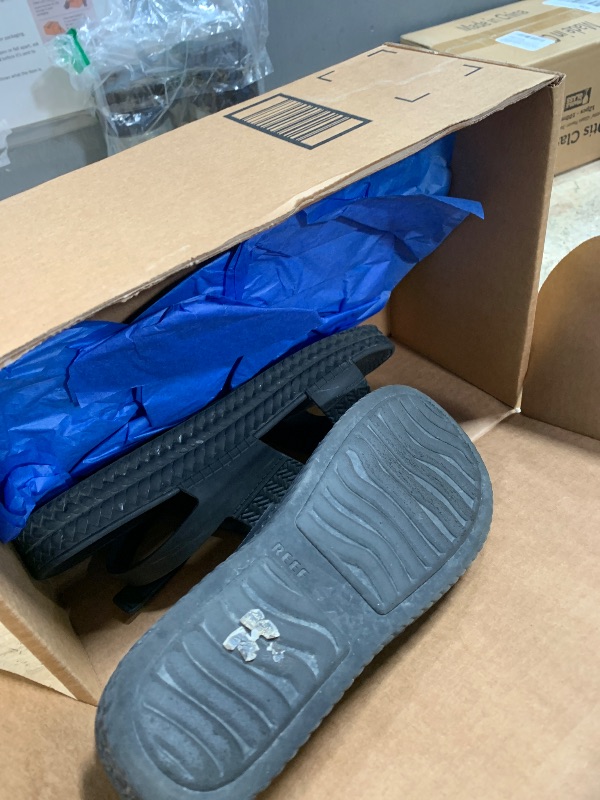 Photo 1 of **STRAP DOESN'T STAY**Reef Water Vista Womens Platform Sandal, Water Friendly, Adjustable Strap, Black, 8