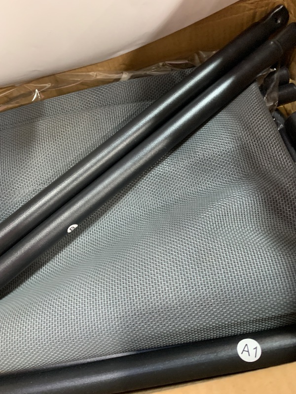 Photo 1 of **CLOTH MINOR DAMAGED**EHEYCIGA XXL Elevated Dog Cot Bed, Raised Outdoor Dog Hammock for Giant Jumbo Dogs, Lifted Pet Platform with Frame and Washable Waterproof Cooling Teslin Mesh and Anti-Slip Feet, 52x36 inch