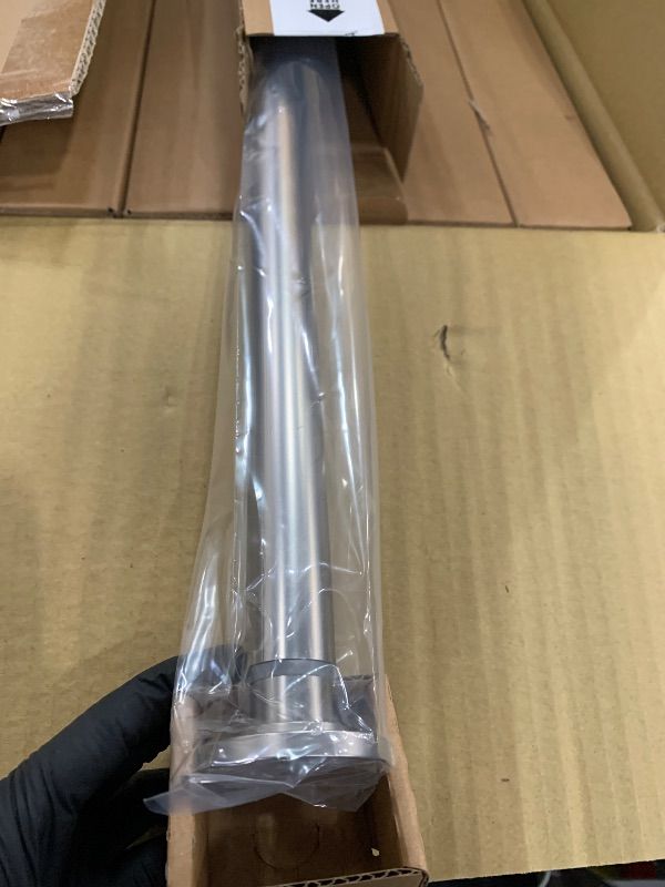 Photo 1 of Ivilon Tension Curtain Rod - Spring Tension Rod for Windows or Shower, 24 to 36 Inch. Satin Nickel