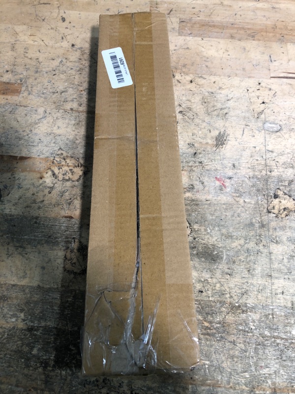 Photo 1 of SMODBRODRE Curtain Rods for Window 32 and 48, Brown 5/8 inch Splicing Single Window Curtain Rod Set with Brackets