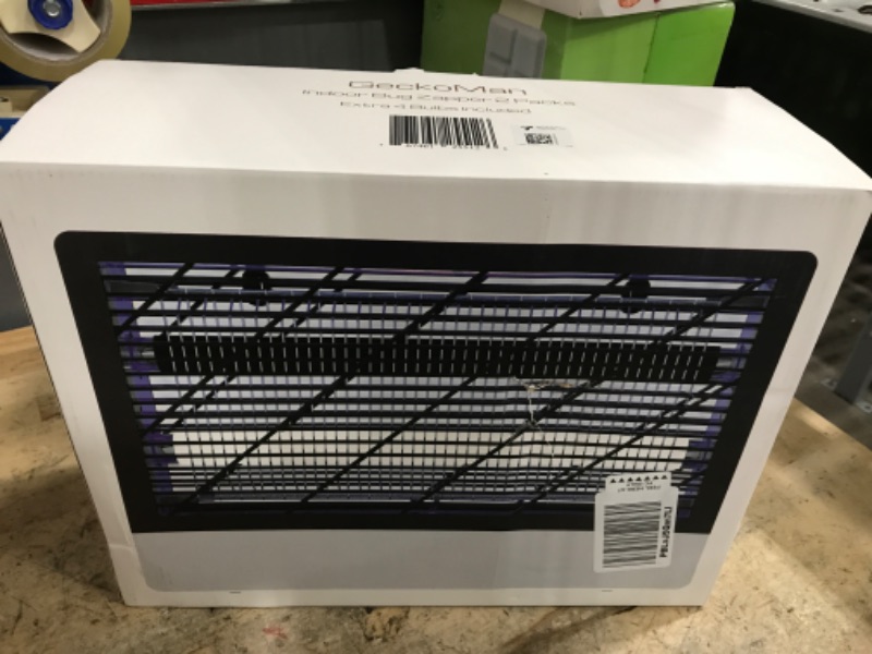 Photo 1 of 2-Pack GeckoMan Quiet Hybrid Spectrum 20W Indoor Bug Zapper Indoor Fruit Fly Traps for Indoors Mosquito Zapper Electric Fly Zapper for Home Moth Light Gnat Insect Killer with 4 Replacement Bulbs