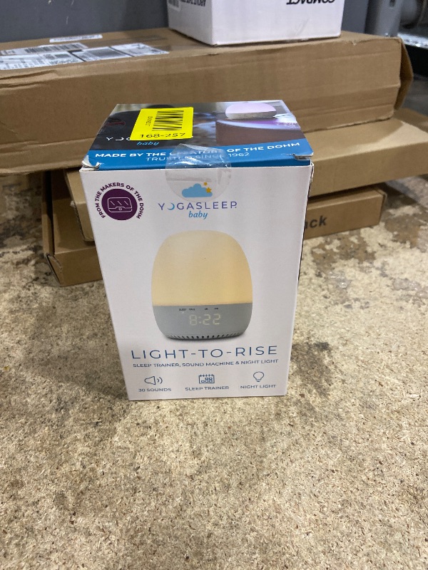 Photo 1 of Yogasleep Light to Rise White Noise Sound Machine & Sleep Trainer with Night Light. Sleep Aid for Baby & Toddler, 30 Soothing Sounds Including Lullabies & Nature Sounds, Registry & Nursery Must Have