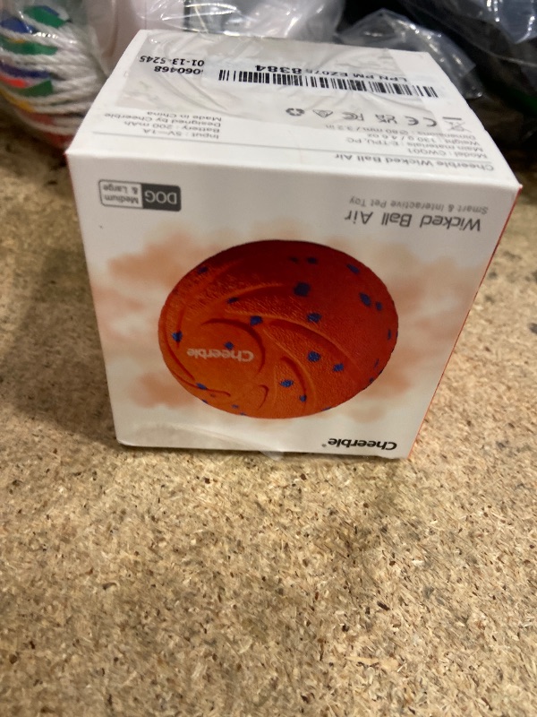 Photo 1 of Cheerble Smart Interactive Dog Toy, Wicked Ball AIR, Automatic Moving, Bouncing, Rotating, IPX7 Waterproof Rating, Active Rolling Ball for Medium and Large Dogs