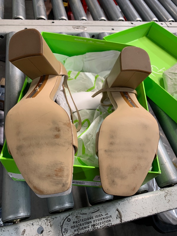 Photo 1 of ***(HEAVILY USED/ MINOR DAMAGE)***Sam Edelman womens Daniella Heeled Sandal, Beige, 9.5 US