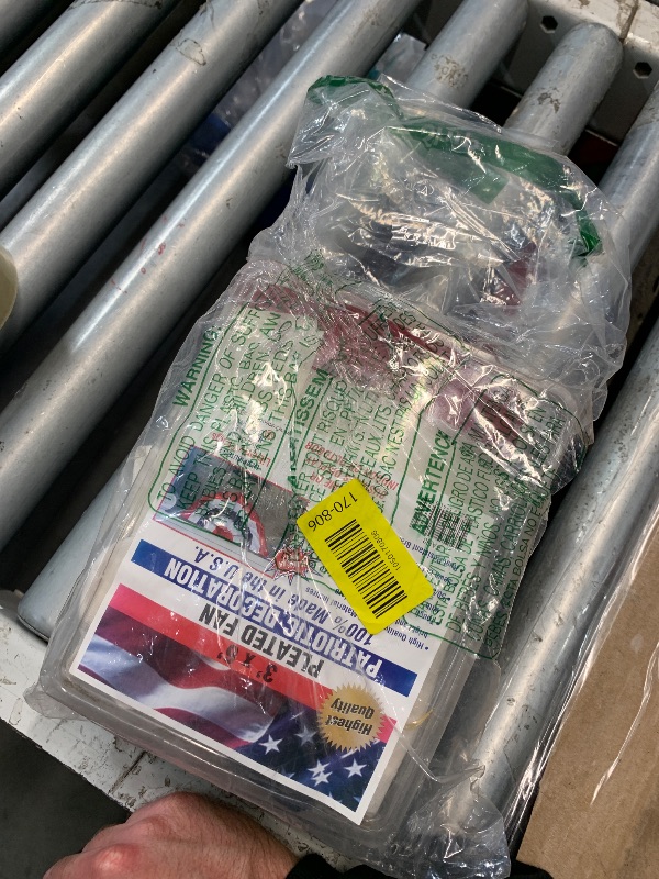 Photo 1 of (FAIR) American Flag Made From Water Resistant Polyester Canvas, American Flags for Outside 3x5 Durable Series with Good Wind Permeability, Embroidered Stars, Sewn Stripes, Brass Grommerts Us Flags