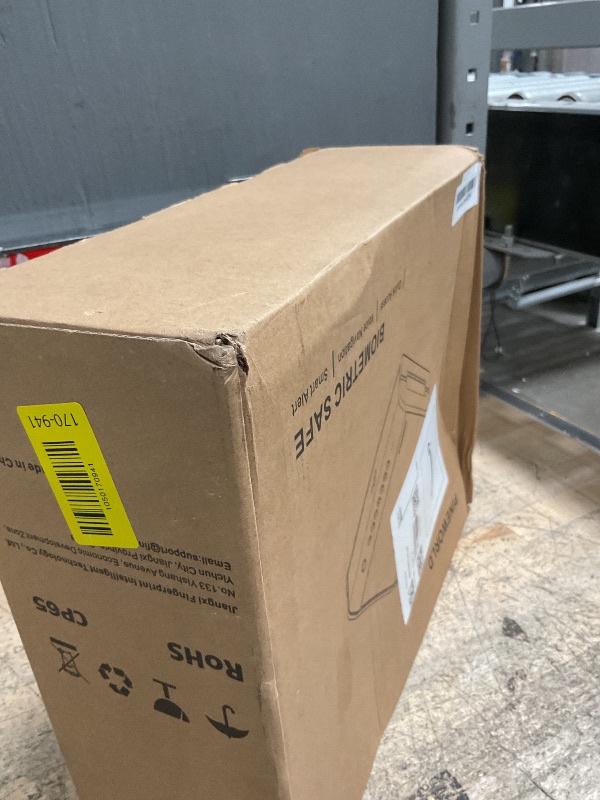 Photo 1 of PINEWORLD Biometric Gun Safe For Handgun, Pistol Safe with Fingerprint/Backlit Keypad/Keys, 3 Quick Access Handgun Safe fits 2-3 Pistols, Gun Case with Interior LED Cable for Nightstand Car Large Size