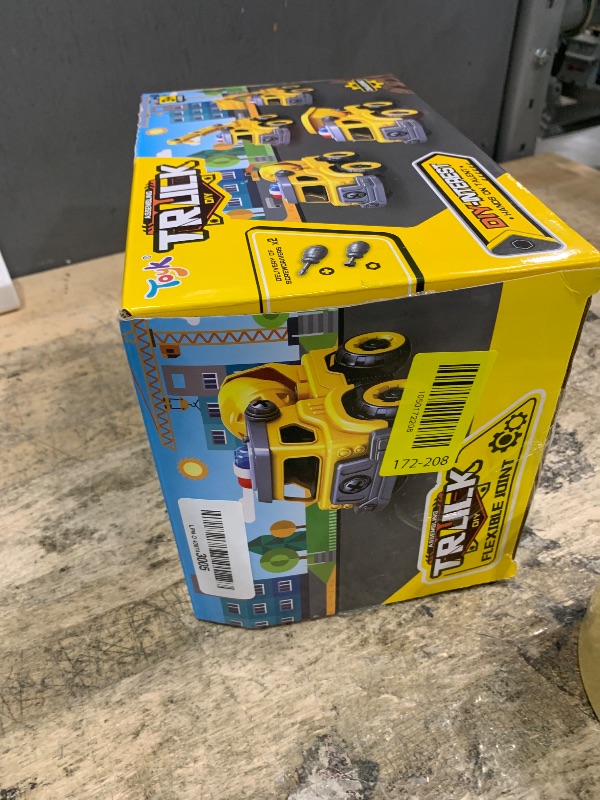 Photo 1 of (PARTIAL SET) 4-in-1 Take Apart Car Toys for Boys, DIY Engineering Construction Truck Toy Vehicle - Dump Truck, Cement Mixer, Excavator, Crane, Kids Building Educational Toy Gift for Age 3 4 5 6 7 8 Year Old Girls