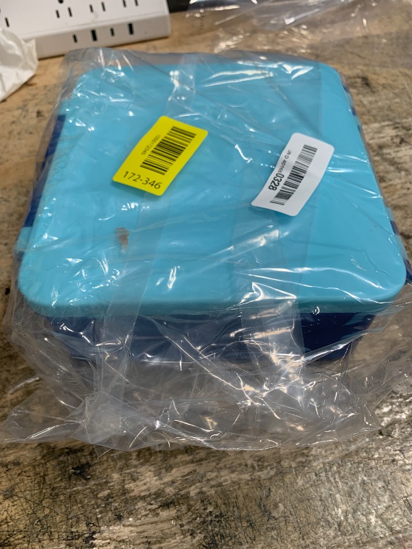 Photo 1 of *************Missing thermos, round piece, and silverware***********
Pawtong Bento Lunch Box with 8oz Soup Thermo, Kids Leakproof Lunch Food Containers with 4 Compartment, Kids Thermo Insulated Hot Food Jar for School, Trvael?Blue