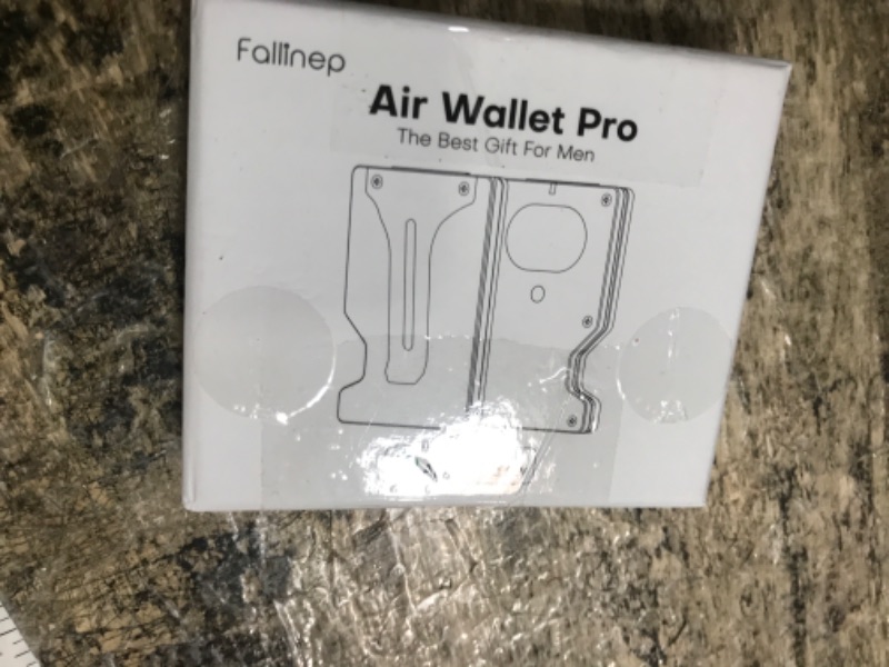 Photo 1 of ?Anti-theft Tracking Wallet?Smart Wallet with Location Tracking, Air Wallet Build in Airtag Chip Compatible with Apple Find My iOS Only, RFID-Blocking Card Holder with Money Clip (Black Carbon Fiber)