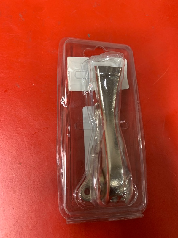 Photo 1 of ***(MISSING PARTS)***One Touch Kickdown Door Stopper, Door Holder, Heavy Duty Door Stops, Bottom of Door, Height-Adjustable Rubber Tips by HASHI (Satin Nickel 4 inch x 1pack)