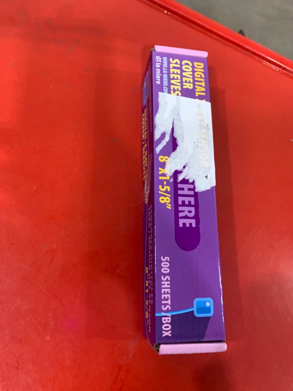 Photo 1 of 500/Box Digital X-Ray Sensor Cover/Sleeves, Sensor Bag, Sensor Covers, Barrier Envelope, X-ray Sensor Covers, X ray Sensor sheaths (Clear 8" x 1-5/8", Box)