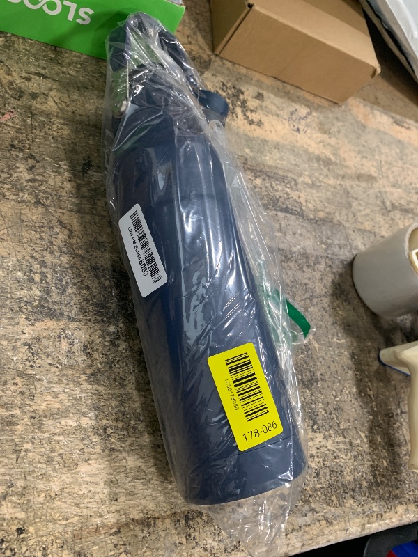 Photo 1 of ***(BROKEN LID)***Stanley IceFlow Fast Flow Water Bottle 36 oz | Angled Spout Lid | Lightweight and Leakproof for Travel and Sports | Insulated Stainless Steel | BPA-Free | Navy