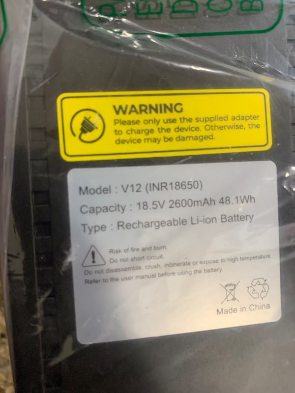 Photo 1 of ***MISSING CHARGER CORD*** Cordless Vacuum Cleaner Rechargeable with 2600mAh Detachable Battery, Powerful Vacuums with 2 Adjustable Modes, Lightweight Portable Stick Vacuum for Home (Wine Red)