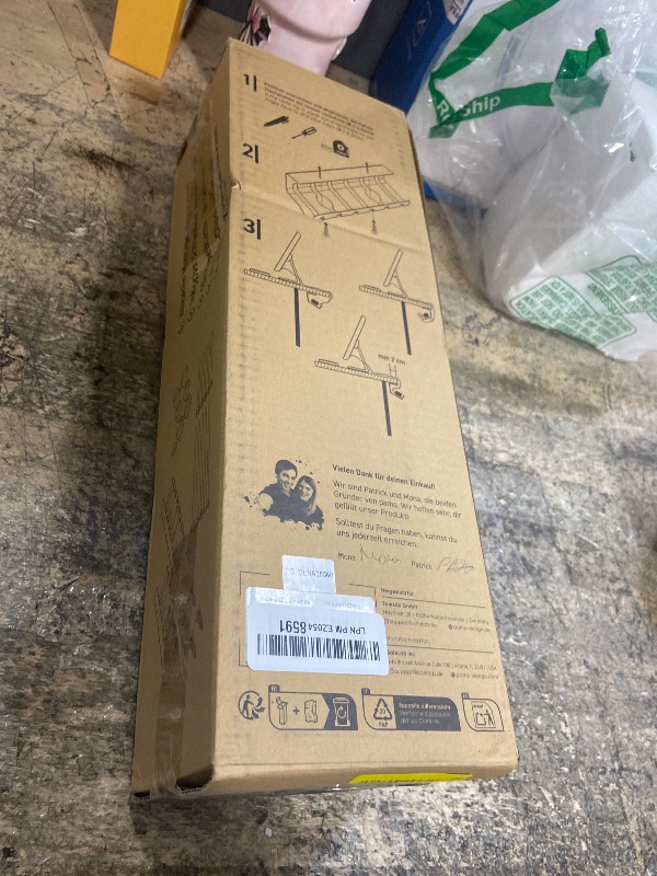 Photo 1 of PAMO Cable Management Under Desk for Easy mounting Under-Table I Set of 2 - with 10X Cable Ties I Desk Organizer for Office/Home Office Table Thoughtful Cable Tray Holder