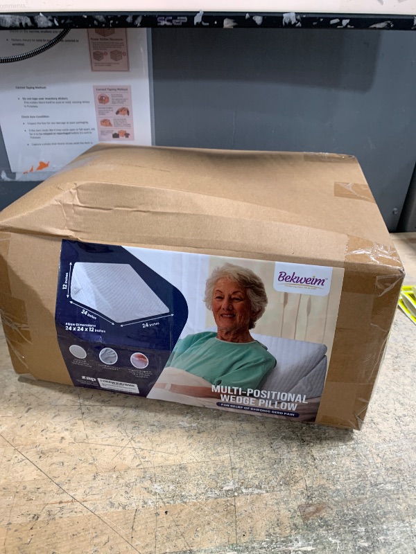 Photo 1 of Adjustable Bed Wedge Pillow for Sleeping - Wedge Pillow for Sleep Apnea, Gerd, Acid Reflux Relief, Post Surgery - Foam Pillows for Back Pain Relief, Sleep Apnea Pillows for Seniors