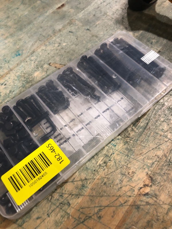 Photo 1 of Crib Screws Hardware Replacement Kit,Socell 32Set Baby Bed Frame Bolts &Barrel Nuts Set for Delta/Graco/Dream, M6x12mm/15mm/25mm/35mm/45mm/55mm/65mm/75mm Hex Drive Socket Cap Screws Barrel Nuts