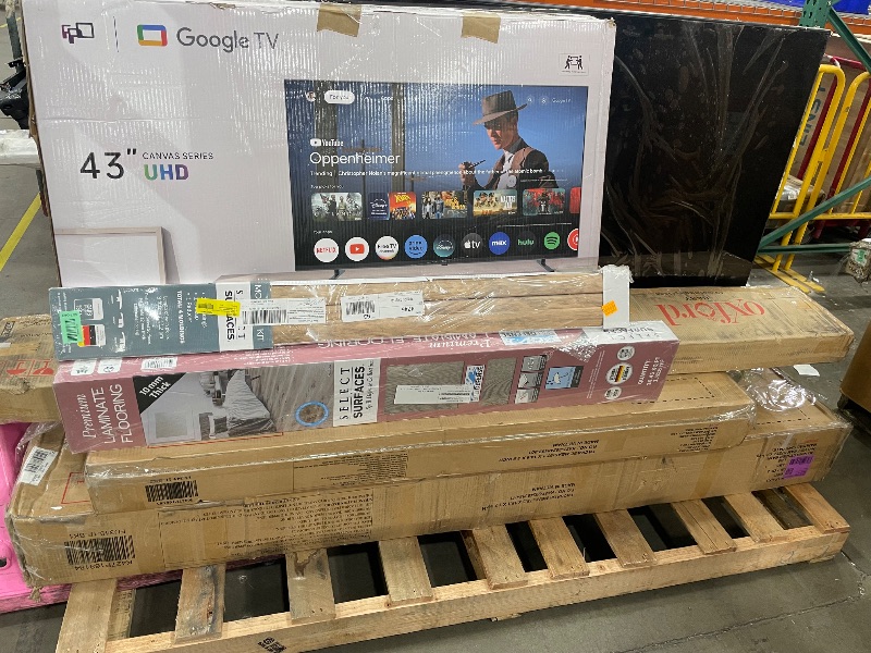 Photo 1 of **TRUCK/TRAILER Pickup only**
Nellis Partially Pallet assorted mixed items: may be partial damage or major