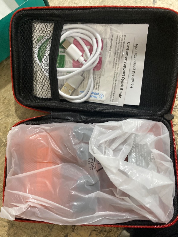 Photo 1 of ***FOR PARTS ONLY/ NON-FUNCTIONSL NO POWER *** R36MAX Retro Handheld Game Console, Portable Retro Gaming Console 4.0'' IPS HD Screen and Linux System, Support 30+ Emulator and 64GB TF Card Video Game Consoles, 4000mAh Battery (Red 64GB)