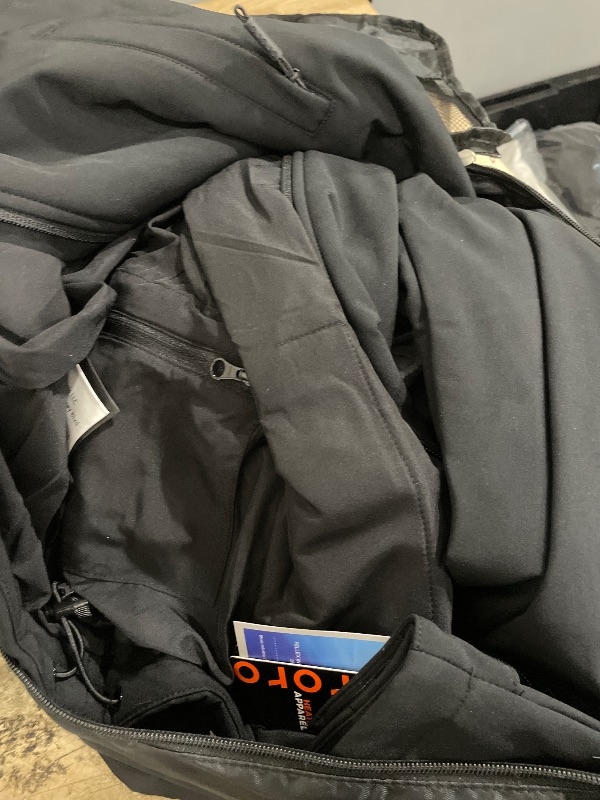 Photo 1 of ***No power battery pack***ORORO Women's Dual Control Heated Jacket with 5 Heat Zones, Pocket Heating, Heating Coat with Battery (Black,S)