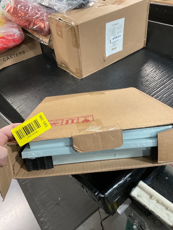 Photo 1 of [2-Pack] Kids Art Frames, 8.5x11 Front Opening Kids Artwork Frames Changeable, Light Green Artwork Display Storage Frame for Wall, Holds 50 Pcs, for 3D Picture, Crafts, Children Drawing, Hanging Art,