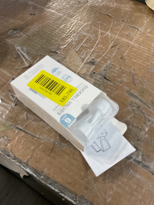 Photo 1 of [6-Count] Papablic Duckbill Valves for Spectra and Medela, Replaceable Duckbill Valves for Spectra S1 Spectra S2 valves and Medela Pump in Style, BPA/DEHP Free White