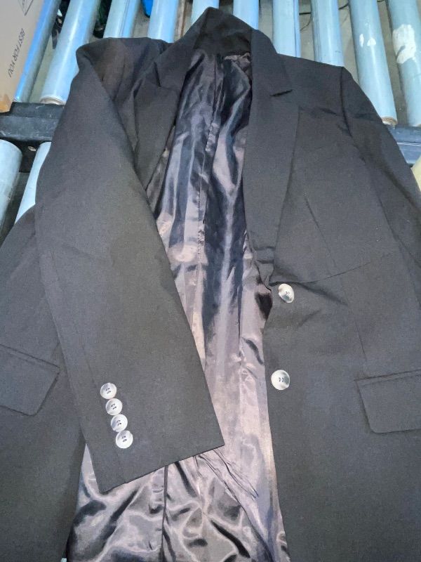 Photo 1 of ***(SEE NOTES BEFORE BIDDING)***Beninos Mens Slim Fit Casual One Button Blazer Jacket (L, 302Black)