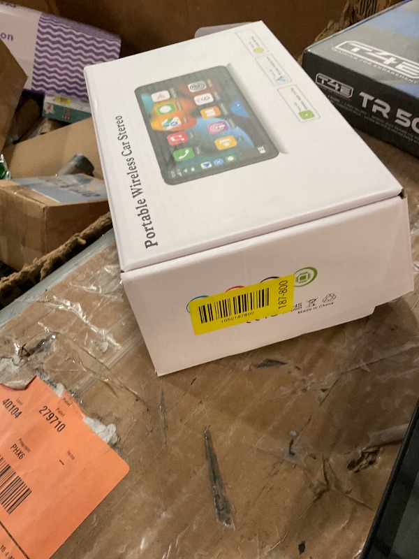 Photo 1 of ?Hieha? 2025 Wireless Portable Carplay and Android Auto, Carplay Screen for Car with Mirror Link/AUX/FM,7" Touchscreen Bluetooth 5.0, Marine Stereos for All Vehicles